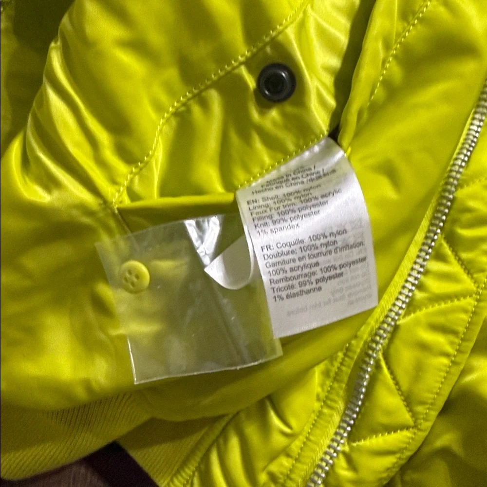 Opening Ceremony x Alpha Industries Reversible B-15 Bomber Jacket - Neon Yellow